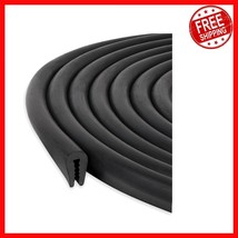 Durable 10 Ft Black Rubber Edge Protection Trim - Easy Installation, No ... - $29.09