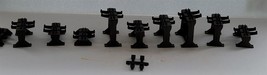 10 Vtg Brown/Black Lionel Trestle 2110 O Gauge Model Railroad Train Acce... - $8.91