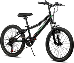 Avasta 20&quot; Kids Mountain Bike With Suspension Fork, 6 Speed Drivetrain, Multiple - £163.64 GBP