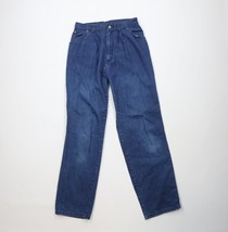 Vtg 80s 90s Streetwear Womens 13 / 14 Distressed Striped Straight Leg Je... - $29.65