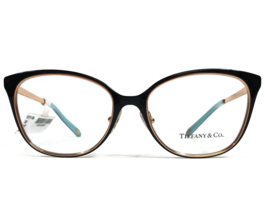 Tiffany &amp; Co.Brille Rahmen TF1130 6127 Schwarz Und Rubedo Rotgold 52-17-140 - $163.34