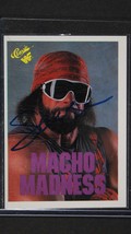 Randy Savage (d. 2011) Signed Autographed 1989 Classic WWF Wrestling Card - £78.68 GBP