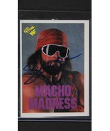 Randy Savage (d. 2011) Signed Autographed 1989 Classic WWF Wrestling Card - £78.17 GBP