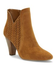 Women Vince Camuto Rotiena Suede Laser Cut Booties, Multip Sizes Pumpern... - $129.95