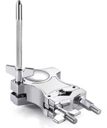Facmogu Silver L-Rod Cowbells Clamp, Cowbell Percussion L-Rod Holder For... - $38.97