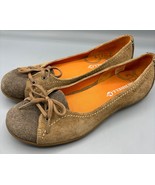 Merrell Womens Shoes 8 Otter Suede Fabric Ballet Flats Slip On Comfort - $23.64