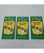 (3) Vintage GSC Extra Profit Hybrid Corn Data Memo Notebook St Joseph Il... - $13.97 CAD