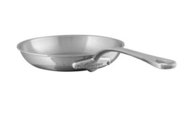 5-Ply Polished Stainless Steel Frying Pan With Cast Stainless Steel Hand... - £490.52 GBP