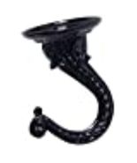 Green Thumb 86121GT Ceiling Plant Hook, Black, Jumbo - Quantity 1 - €16,23 EUR