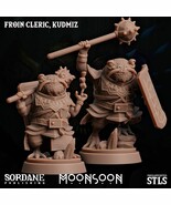 3D Printed Sordane Publishing Froin Cleric Kudmiz Moonsoon 28 32mm D&D - $9.80 - $14.75