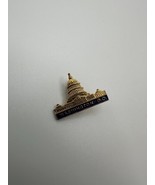 Vintage Gold WASHINGTON D.C. Capital Building Lapel Pin 2.2cm BB10 - €13,75 EUR