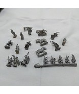Metal Miniature Spear And Shield Infantry Soldiers - $16.03