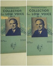 020B Vintage Rodeheavers Collection for Low Voice No. 4 Paperback 1944 S... - £15.70 GBP