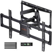 Ul Listed Full Motion Tv Wall Mount For Most 3782 Inch Flat Curved Tvs Up To 100 - £66.16 GBP