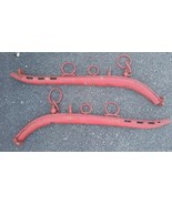 Vintage Pair Iron Horse Hames Harness Parts Hooks Loops Two - £45.56 GBP