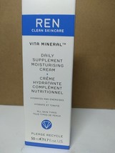 REN VITA MINERAL DAILY SUPPLEMENT MOISTURIZING CREAM, 1.7 oz / 50 ml Boxed - $14.57