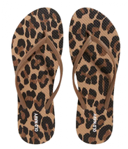Old Navy Leopard Flip Flops Womens Size 8 Animal Print Summer Sandals Shoes - £9.37 GBP