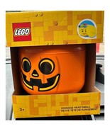 Lego Storage Head small Jack-O’-Lantern Halloween new - $27.06 CAD