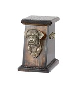 Urn for dog’s ashes with a Boxer uncropped statue, ART-DOG - £154.55 GBP