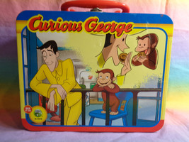 2010 Curious George  Collectible Tin / Metal Lunch Box - Good - $12.75