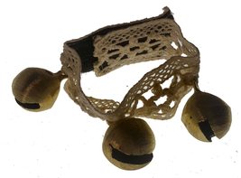 Wrist Shaker - Fair Trade Asian Indian Arabic Bell Maraca Calabash Belly Dancing - £19.50 GBP