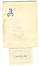 1943 Highland Park Texas High School Commencement Invitation - £17.11 GBP