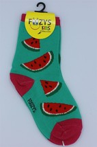 Foozy Socks - Kids Crew - Watermelon - Size 6-8 1/2 - $6.79