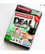 Monopoly Deal Card Game ages 8+  2 to 5 players 15 minute family game - £3.69 GBP