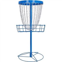 Disc Golf Set Portable Disc Golf Target Basket 24 Chains With 3 Dics And... - £133.76 GBP