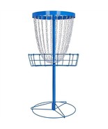 Disc Golf Set Portable Disc Golf Target Basket 24 Chains With 3 Dics And... - £133.67 GBP