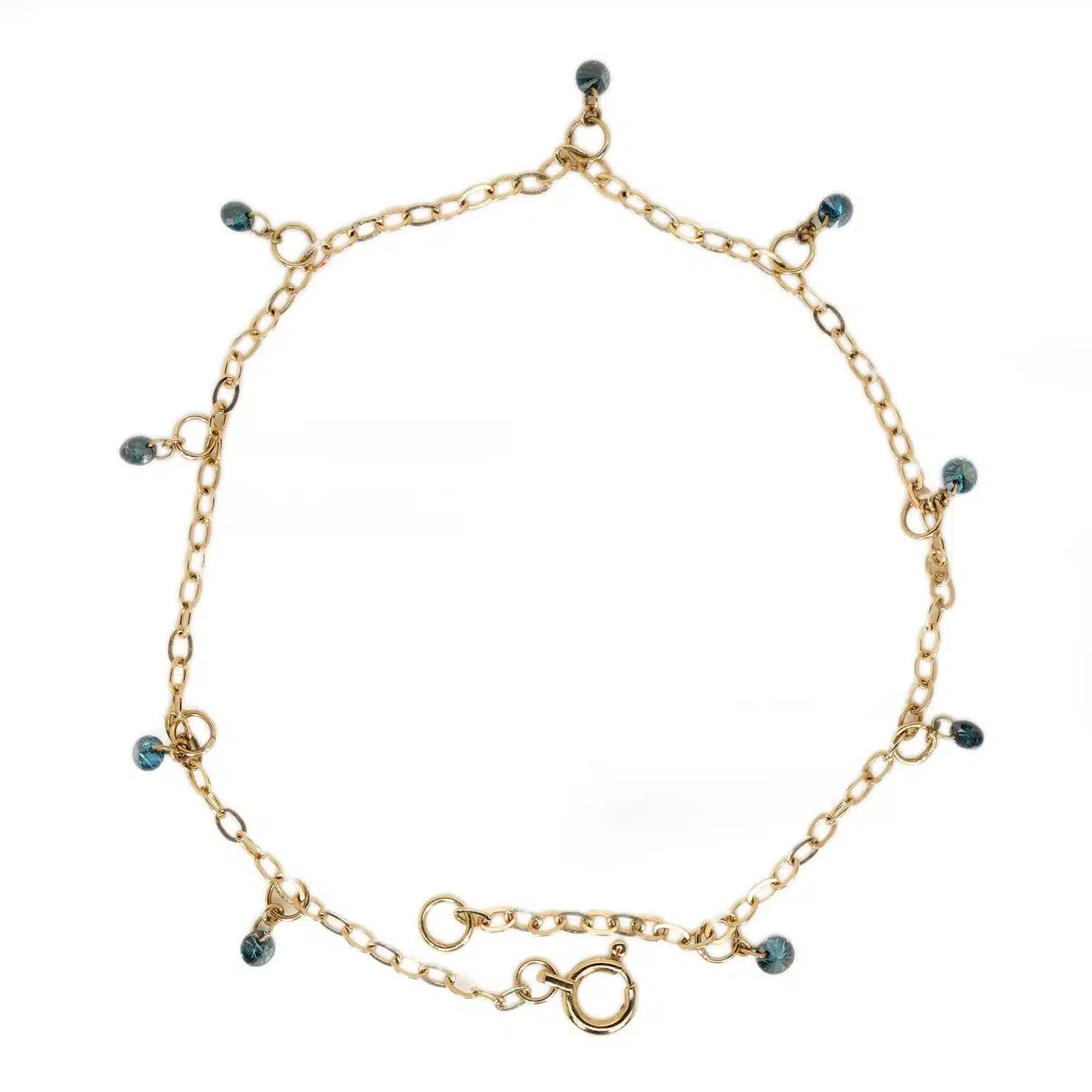 Deep Sea Dive Treated Blue Diamond Bracelet  - $340.00