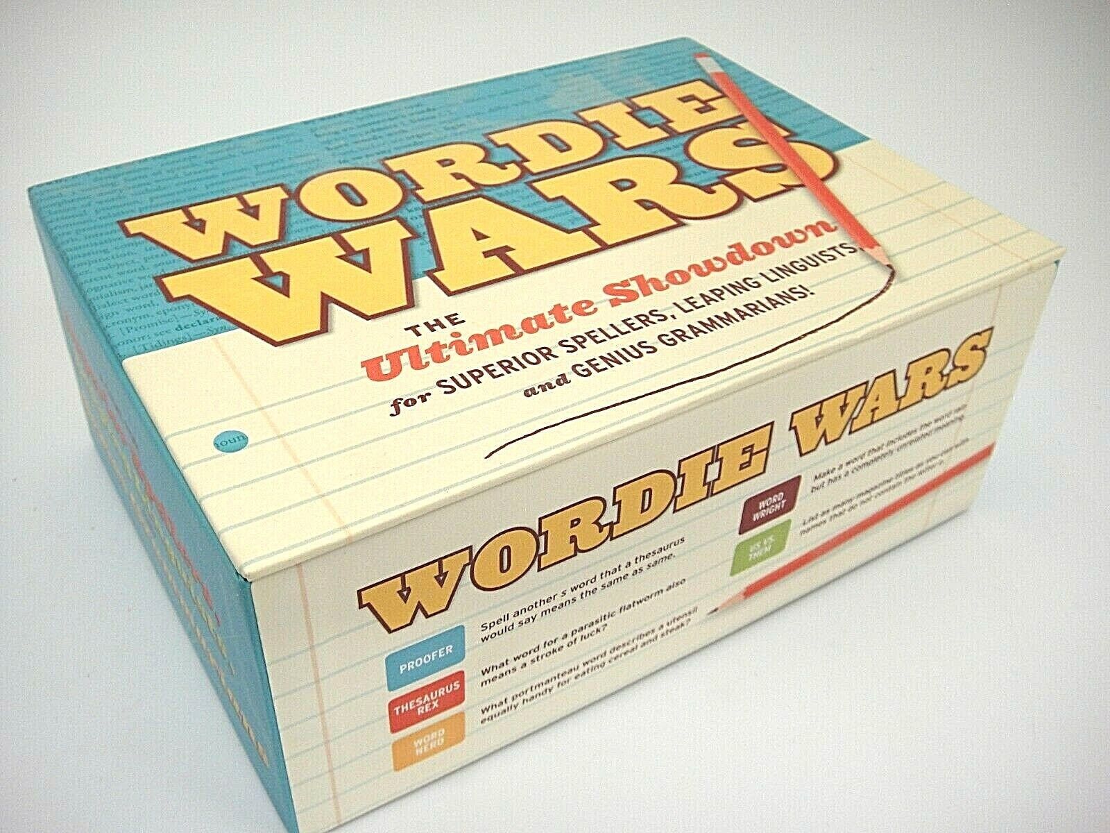 Wordie Wars Game for Spellers Linguists Grammarians Complete - $9.89