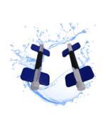 Aqua Bladez BLUE Medium Resistance Water Weights for Pool Exercise Set
