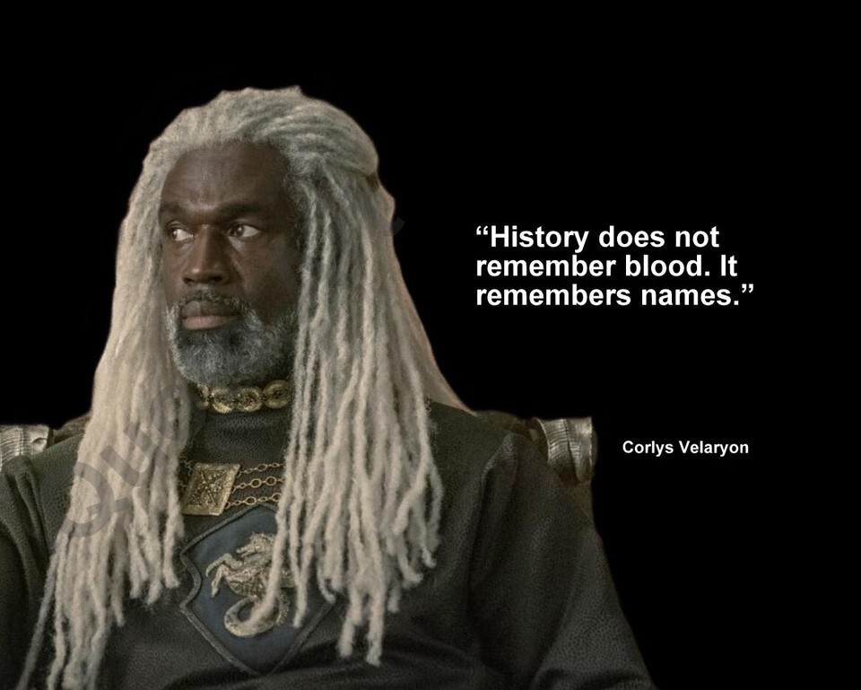 HOUSE OF DRAGON CORLYS VELARYON  &quot;NAMES...&quot; QUOTE PUBLICITY PHOTO VARIOU... - $4.84+