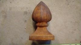 Ornamental fence top cap -- 3 1/8&quot; square inside bottom dimensions - £27.87 GBP