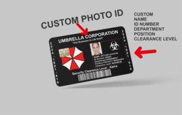 2 pc CUSTOM RESIDENT EVIL,UMBRELLA CORPORATION,  card cover | Credit Car... - $10.99