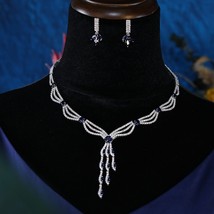 New Fashion Jellyfish Shaped 2pcs Sets Necklace Wedding Party Dress Accessory Bi - £60.96 GBP