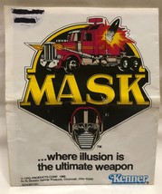 Vintage 1985 Kenner Mask FOLD-OUT Vehicle Advertisement &amp; Poster, Used - £11.16 GBP