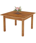 39 Inches Square Dining Table for 4 People, Brown Wooden Kitchen Table S... - $9,150.47 MXN
