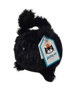 Jellycat Caboodle Black Cat Kitten Stuffed Plush Lovey Bean Bag 5&quot; Retir... - $1,364.06 MXN