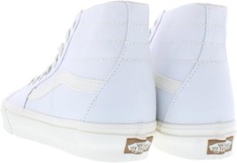 Vans Unisex Adult High-top Skate Shoes, M7W8.5, White/Natural - $128.70