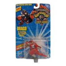 Vintage 1994 Playmates Samurai SYBER-SQUAD &#39;drago&#39; Mini Action Figure 1735 - £6.39 GBP