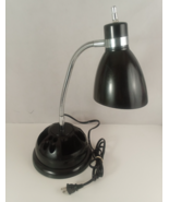 Vintage Desk Lamp With Organizer Base Flex Neck 20&quot; - $27.15 CAD