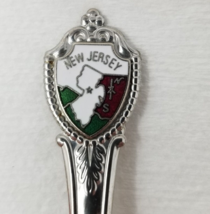 Compass New Jersey Spoon Souvenir Green Red North South Vintage - $11.35