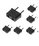 5 Core European Plug Adapter Type C Power Adaptor, Convert from America ... - £6.36 GBP