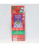 Peanuts Christmas Gather Friends Garden Flag 12x18&quot; FACTORY SEALED NEW - $18.61