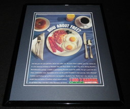 1996 Ramada Hotels / Breakfast Framed 11x14 ORIGINAL Advertisement - £27.05 GBP