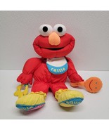 Vintage 1994 Hasbro Kid Dimension Sesame Street Busy Elmo Plush Rattle C... - $37.78