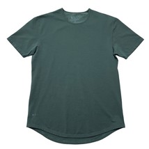 Bylt T-shirt Mens Large Forest Green Drop Cut Short Sleeve Crew Neck Str... - £17.58 GBP