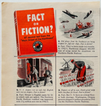 1944 Northern Pacific Railroad Advertisement WW2 Era Train Transportatio... - $465.81 MXN